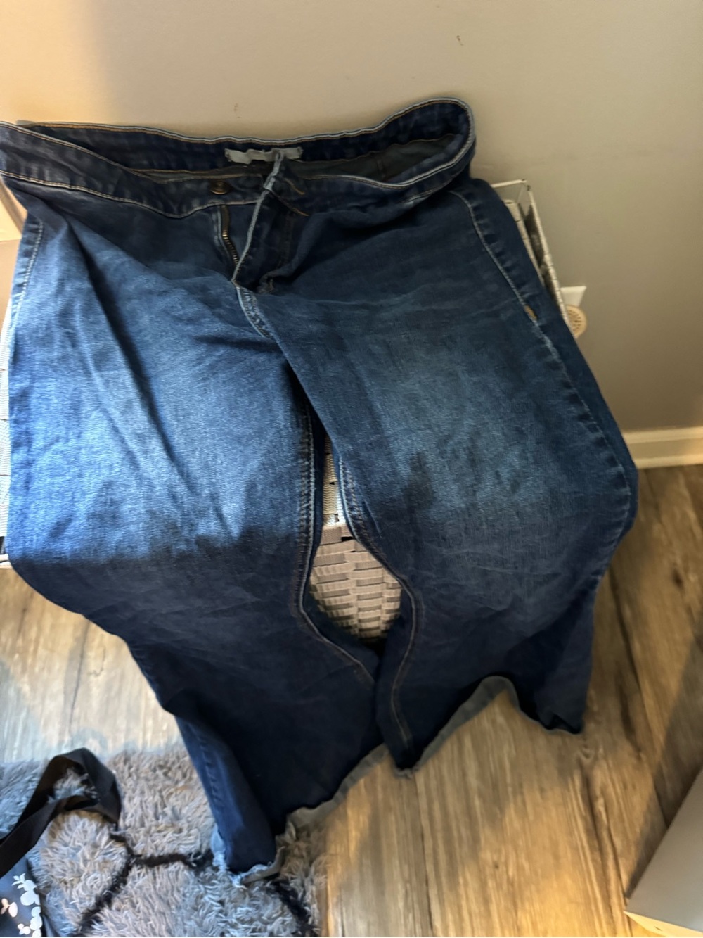 Rock & Roll Cowgirl Dark Blue Flare Jeans